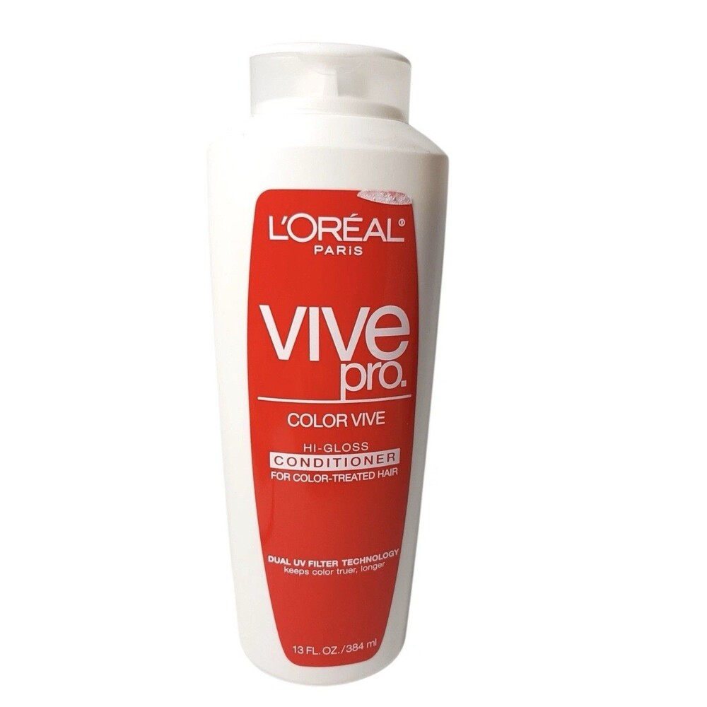 1 L'Oreal Vive Pro Color Vive Hi Gloss Conditioner For Color Treated Hair 13oz